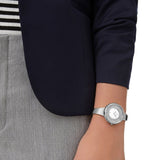 Swarovski Crystalline Pure Watch Metal Bracelet White Stainless Steel
