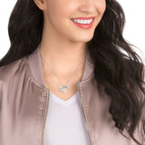 Swarovski Zodiac Pendant Cancer Aqua