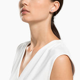 Swarovski Attract Stud Pierced Earrings White