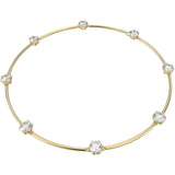 Swarovski Constella Necklace Round cut, White, Gold-tone Plated