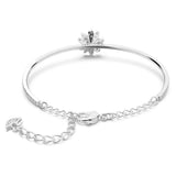 Swarovski Eternal Flower Bangle Flower Pink Mixed metal finish  MEDIUM