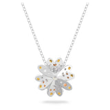 Swarovski Eternal Necklace with pendant Flower Multicolored Mixed metal finish  38CM