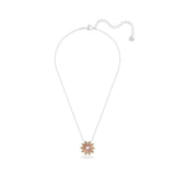 Swarovski Eternal Necklace with pendant Flower Multicolored Mixed metal finish  38CM