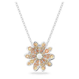 Swarovski Eternal Necklace with pendant Flower Multicolored Mixed metal finish  38CM