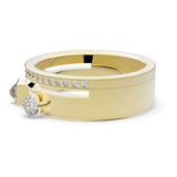 Swarovski Thrilling Ring Band White Gold-tone plated  55
