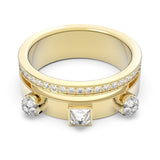 Swarovski Thrilling Ring Band White Gold-tone plated  58