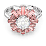 Swarovski Sunshine Ring Pink Rhodium plated  52