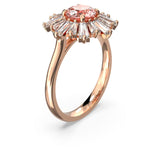 Swarovski Sunshine Ring Pink Rose gold-tone plated  52