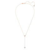 Swarovski Ortyx Y NecklaceTriangle cut White Rose Gold-tone plated  38cm x 43 CM