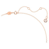 Swarovski Ortyx Y NecklaceTriangle cut White Rose Gold-tone plated  38cm x 43 CM