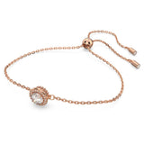 Swarovski Constella Bracelet Round Cut Pave White Rose gold-tone plated  MEDIUM