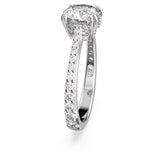 Swarovski Constella Cocktail Ring Princess cut Pavé White Rhodium plated  55