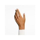 Swarovski Constella Cocktail Ring Round cut Pavé White Rose gold-tone plated  55