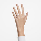 Swarovski Constella Cocktail Ring Princess cut White Rhodium plated  55