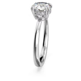 Swarovski Constella Cocktail Ring Princess cut White Rhodium plated  52