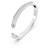 Swarovski Dextera Bangle Octagon Pave White Rhodium plated  SMALL