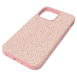 حافظة هاتف Swarovski High للهاتف الذكي iPhone® 13 Pro باللون الوردي مقاس واحد