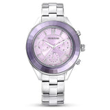 Swarovski Octea Lux Sport Watch Metal bracelet Purple Stainless steel  ONE SIZE