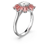 Swarovski Sunshine Ring Pink Rhodium plated  50