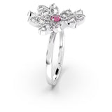 Swarovski Eternal Flower Ring Flower Pink Mixed metal finish  55
