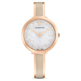 Swarovski Crystalline Delight Watch Metal bracelet Gray Rose gold-tone finish  ONE SIZE