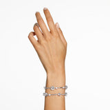 Swarovski Constella Bangle Mixed Round Cuts White Rhodium plated  MEDIUM