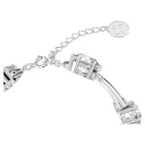 Swarovski Constella Bangle Mixed Round Cuts White Rhodium plated  MEDIUM