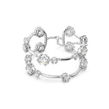 Swarovski Constella Bangle Mixed Round Cuts White Rhodium plated  MEDIUM