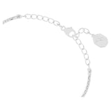 Swarovski Signum Bangle Swan Blue Rhodium plated  5.9 cm x 4 cm