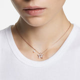 Swarovski Stella Necklace with pendant Kite cut Star White Rose gold-tone plated  38CM x 43 CM