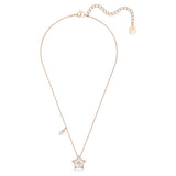 Swarovski Stella Necklace with pendant Kite cut Star White Rose gold-tone plated  38CM x 43 CM