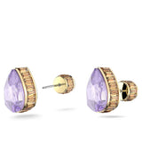 Swarovski Orbita Stud Earrings Drop cut Multicolored Gold-tone plated  ONE SIZE