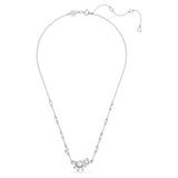 Swarovski Gema Neckalce with pendant Flower White Rhodium plated