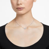 Swarovski Gema Neckalce with pendant Flower White Rhodium plated