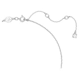 Swarovski Gema Neckalce with pendant Flower White Rhodium plated