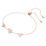 Swarovski Ortyx Bracelet Triangle cut White Rose gold-tone plated  MEDIUM