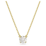 Swarovski Constella Necklace with pendant Round cut White Gold-tone plated  38cm x 42 CM