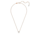 Swarovski Constella Necklace with Pendant Round cut White Rose gold-tone plated  38cm x 42 CM