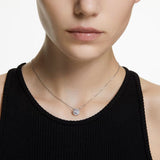 Swarovski Constella Necklace with pendant Round cut Pavé White Rhodium plated  38cm x 44 CM