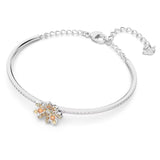 Swarovski Eternal Flower Bangle Flower Multicolored Mixed metal finish  MEDIUM
