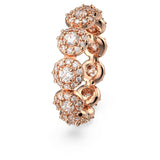 Swarovski Constella Ring Round cut,  White, Rose Gold-Tone Plated Size-50
