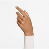 Swarovski Constella Ring Round cut,  White, Rose Gold-Tone Plated Size-60