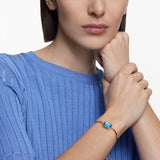 Swarovski Orbita Bracelet Octagon Cut, Multicolored, Gold-Tone Plated