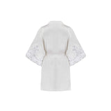 Fleur Of England Signature Silk Robe