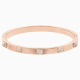 Swarovski Tactic Bangle Rose-Gold Tone Plated
