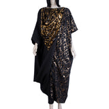 Montaha Black Gold Kaftan One Size