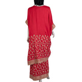 Montaha Red Kaftan One Size