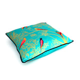Sara Miller Green Birds Feather Filled Cushion - Green 50X50cm
