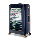 Ted Baker Take Flight Pergola Stripe Check-In Large Luggage Dark Blue