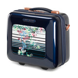 Ted Baker Take Flight Pergola Stripe Cosmetic Case Vanity Dark Blue